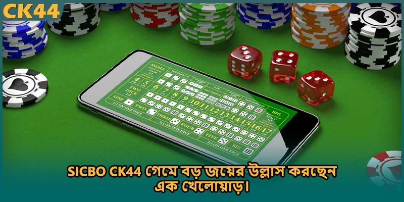 Sicbo CK44 খেলার জন্য সহজে আর্থিক লেনদেন করছেন এক খেলোয়াড়।